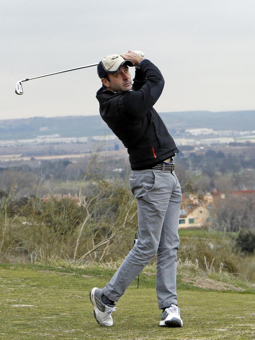 Enrique Ponce durante el torneo.