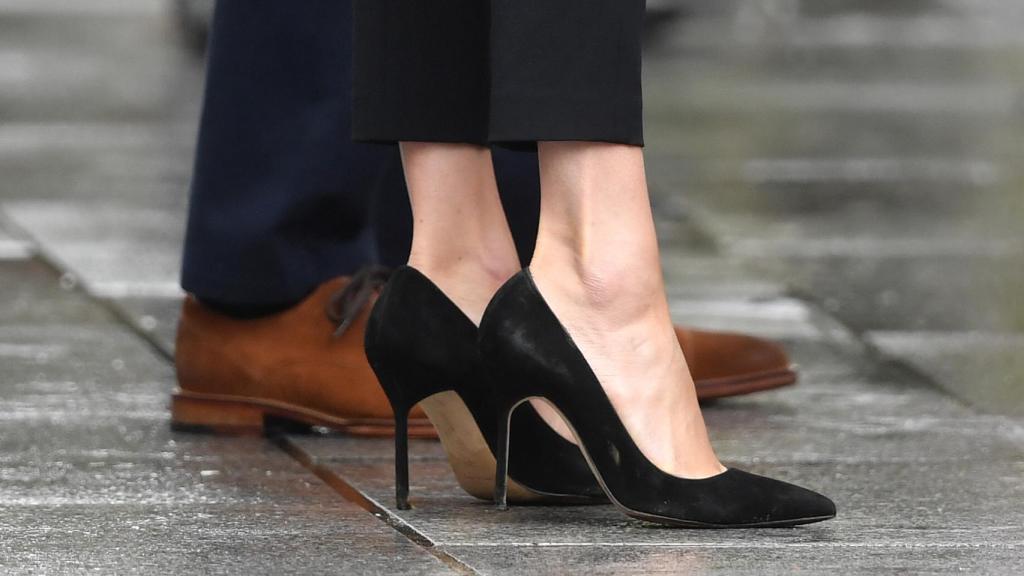 Los tacones de Meghan Markle.