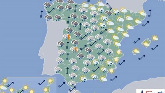 Previsión para la jornada del viernes 9 de marzo.