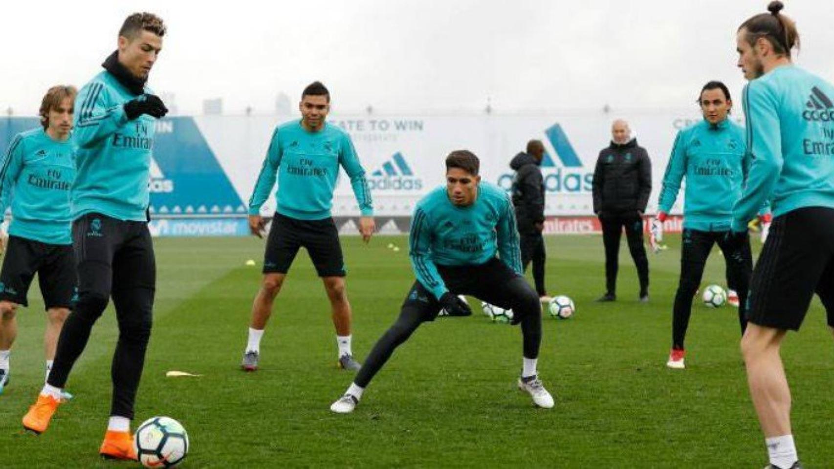 El Real Madrid prepara el partido ante el Eibar