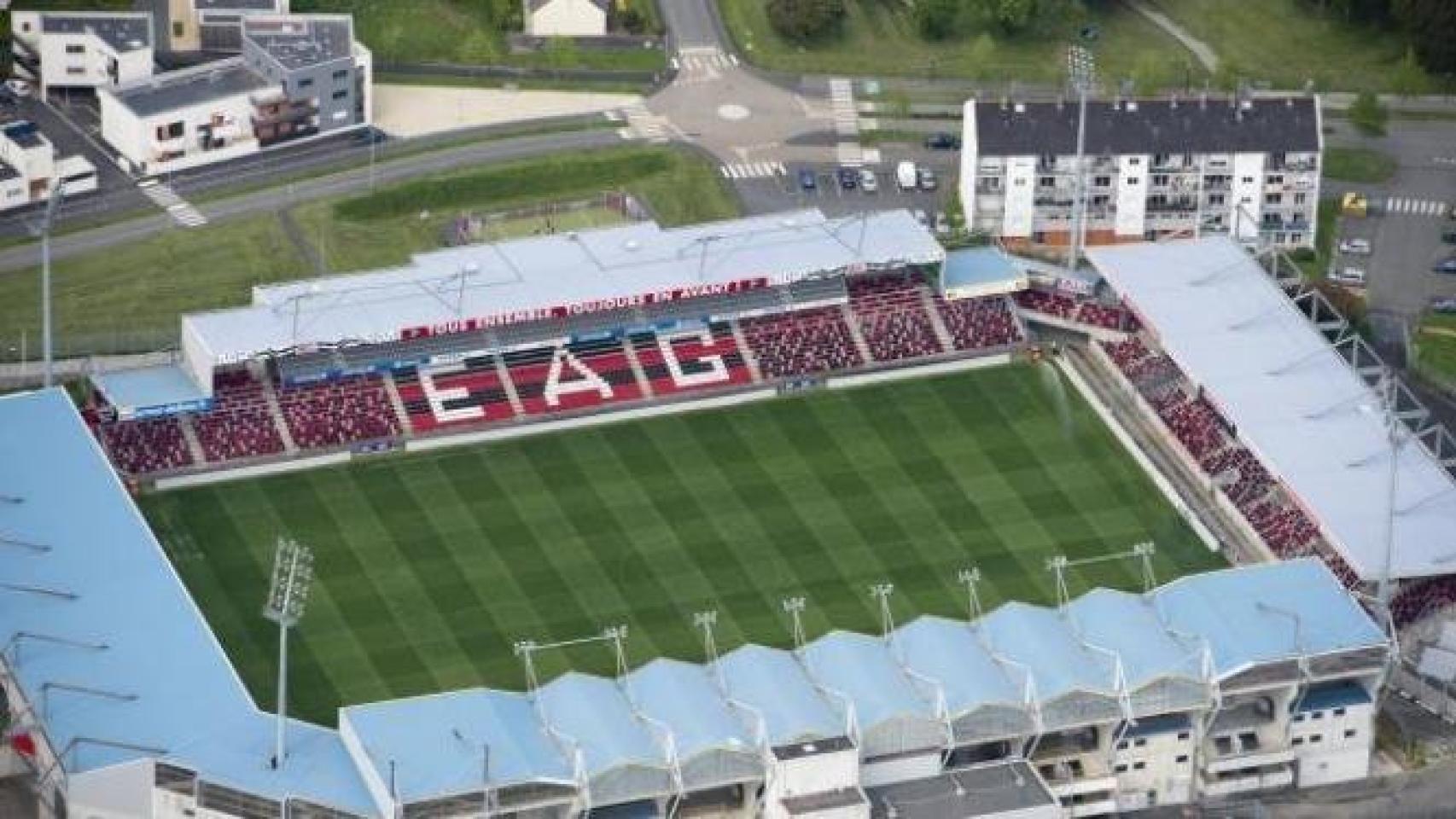 El estadio del Guingamp francés.