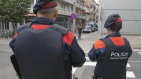 Agentes de los Mossos d'Esquadra.