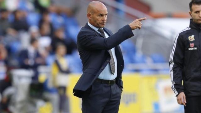 Paco Jémez, durante el partido ante el Villarreal.