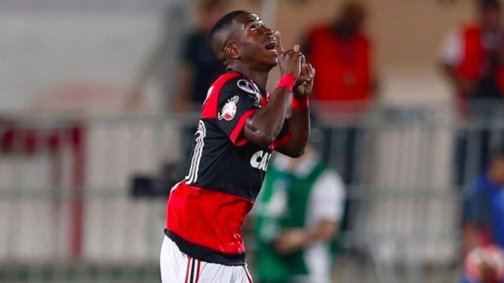 Vinicius celebra un gol. Foto Instagram (@viniciusjr_00)