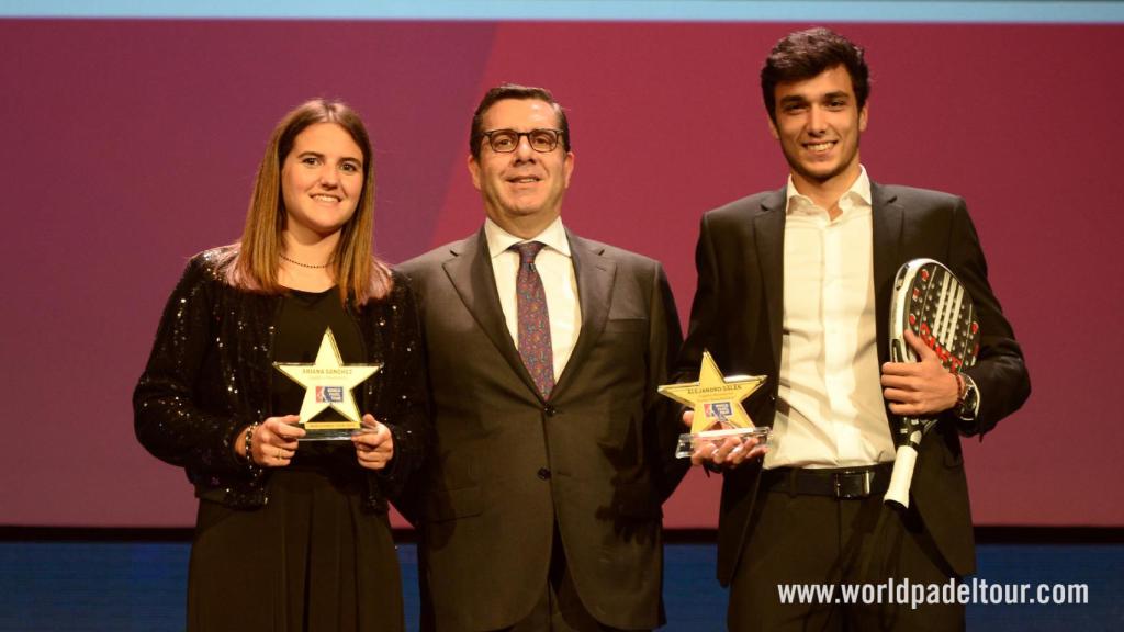 Ariana Sánchez y Alejandro Galán, Jugadores Revelación de 2017.