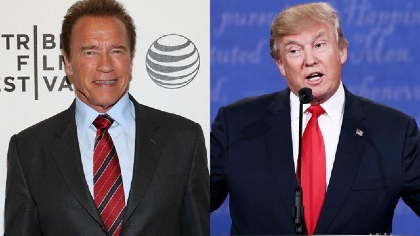 Schwarzenegger vs. Trump.