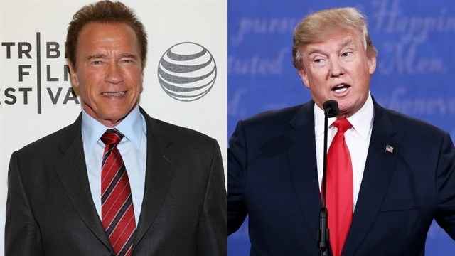 Schwarzenegger vs. Trump.