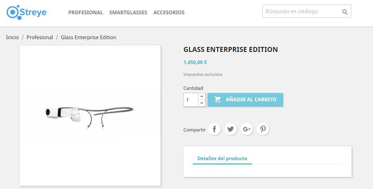 comprar google glass enterprise online