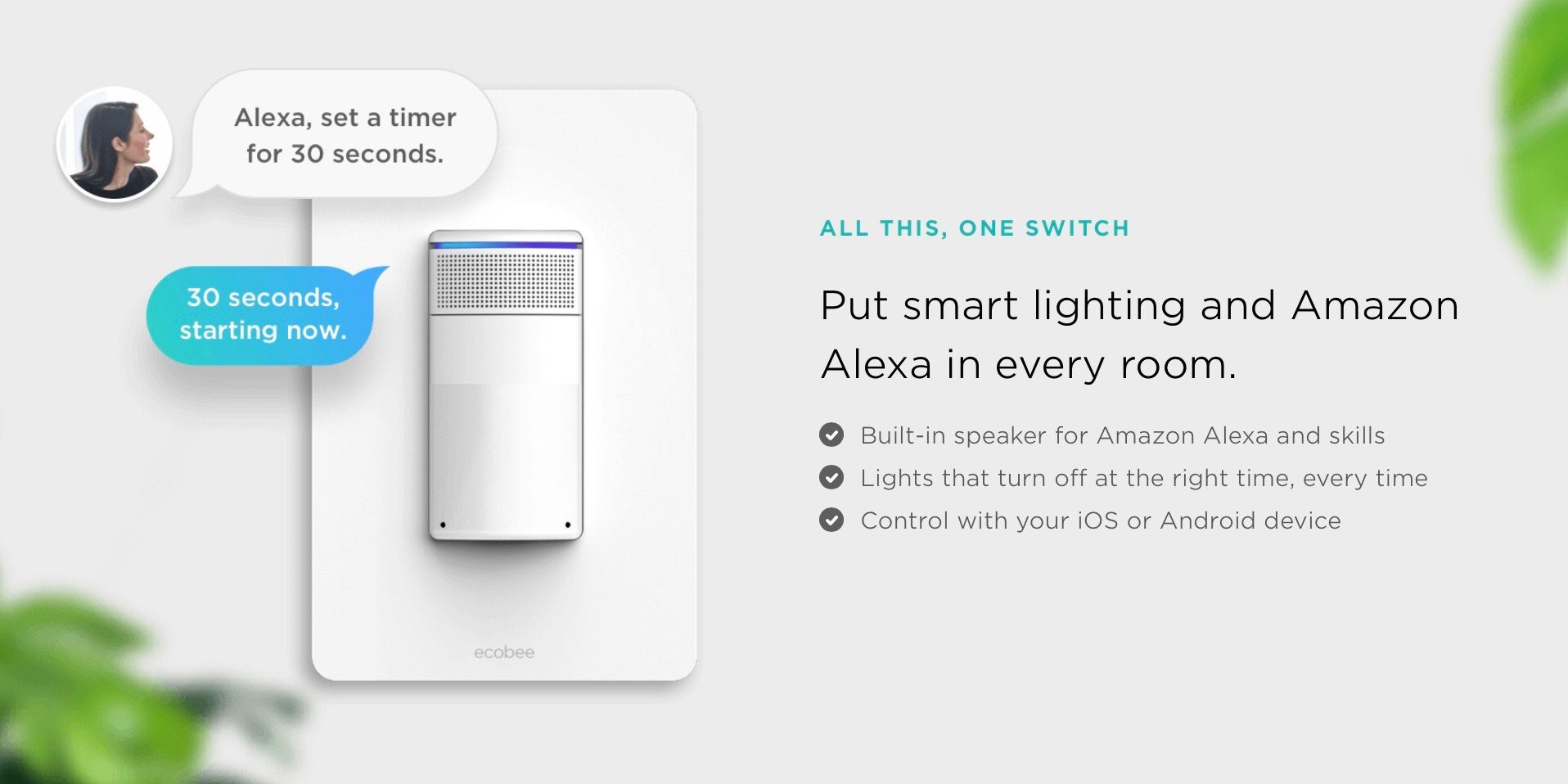 ecobee switch plus amazon alexa asistente virtual