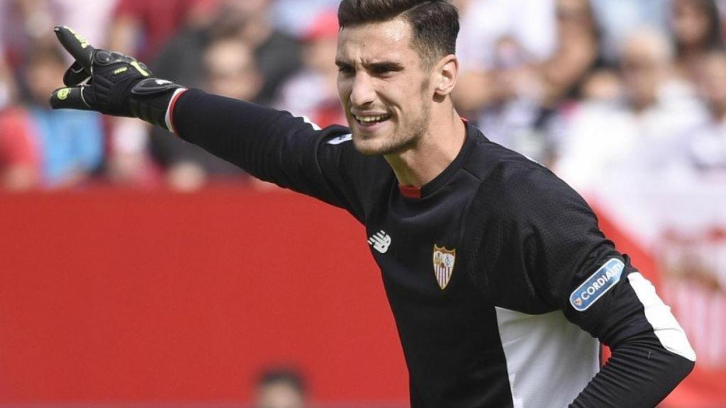 Sergio Rico, en un partido del Sevilla. Foto: sevillafc.es