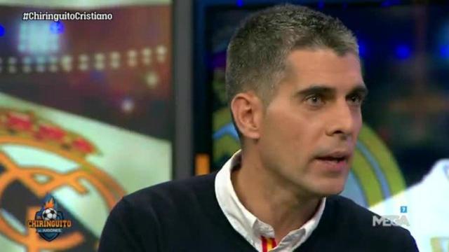 José Luis Sánchez, en El Chiringuito. Foto: Twitter (@elchiringuitotv)