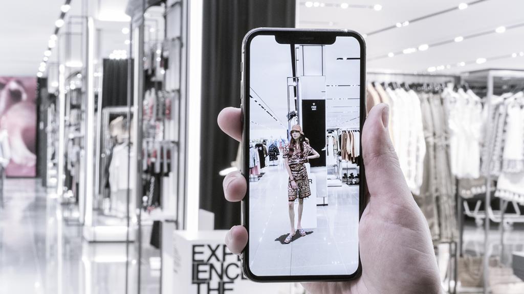 La nueva app de Zara para probarse ropa.