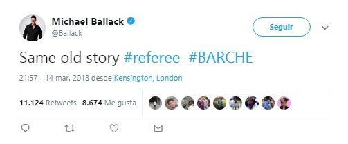 Ballack denuncia las ayudas al Barça: La misma vieja historia