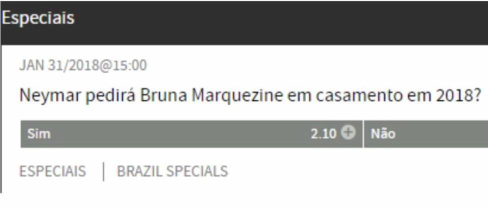 Apuesta boda Neymar