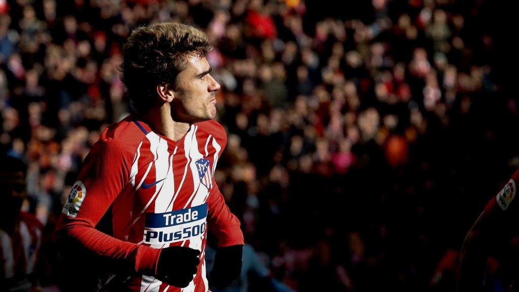 Griezmann celebra un gol contra el Celta de Vigo.