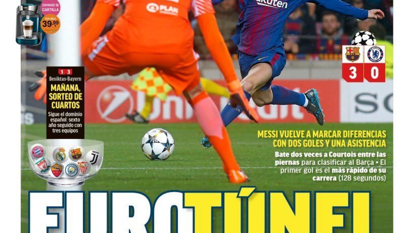 Portada MARCA (15/3/18)