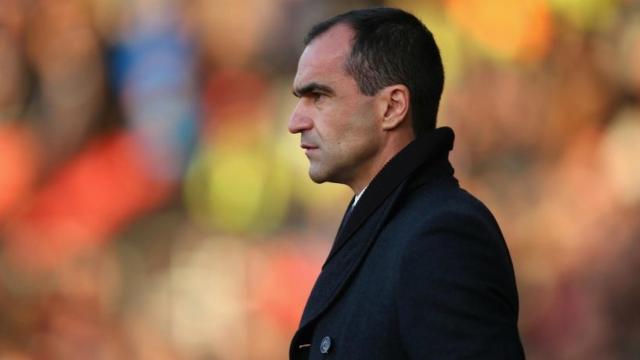 Roberto Martínez durante un partido. Foto: uefa.com