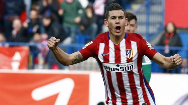 Lucas Hernández, en un partido del Atlético. Foto: atleticodemadrid.com