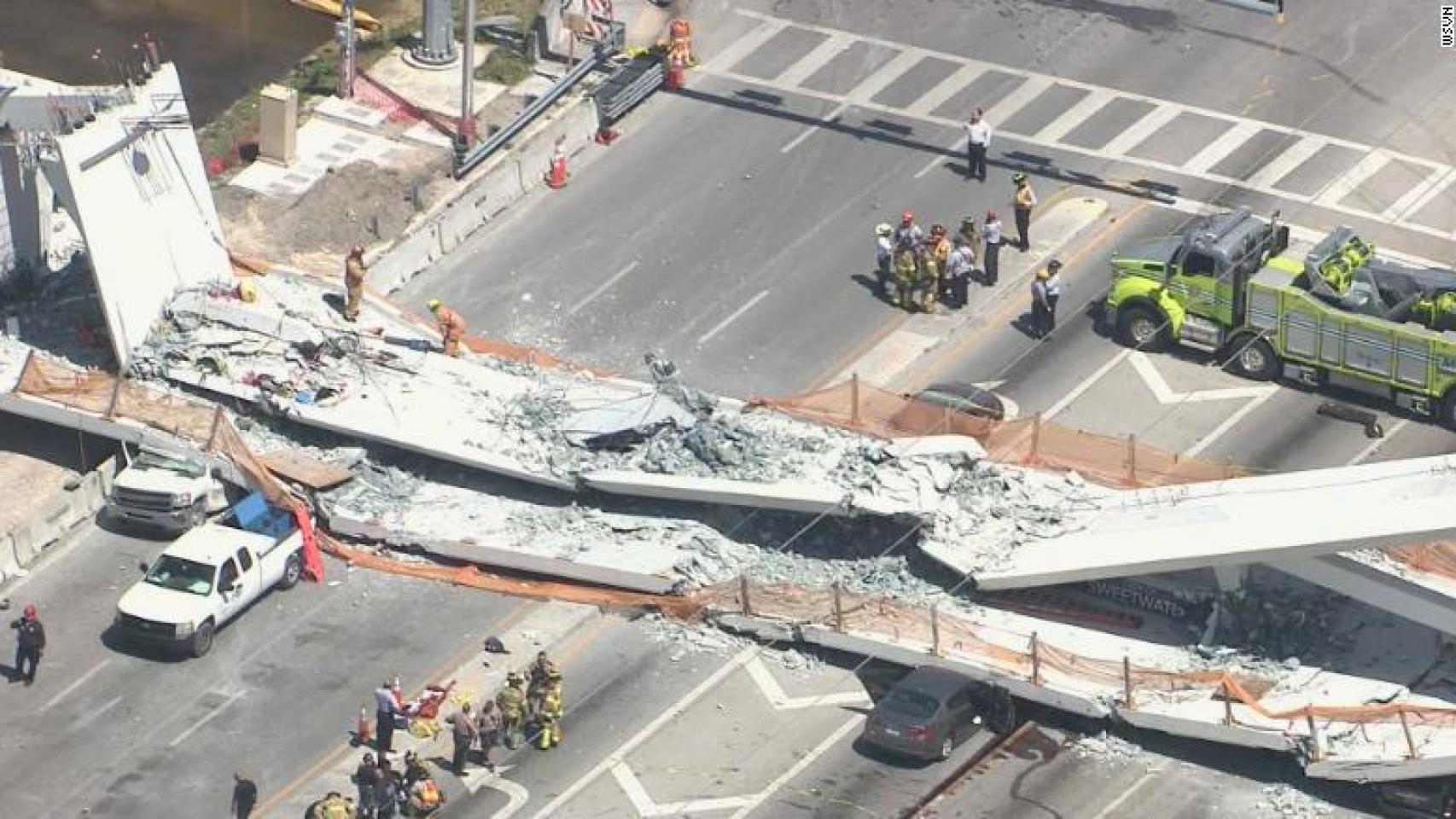 Imagen del puente donde ha tenido lugar el accidente.