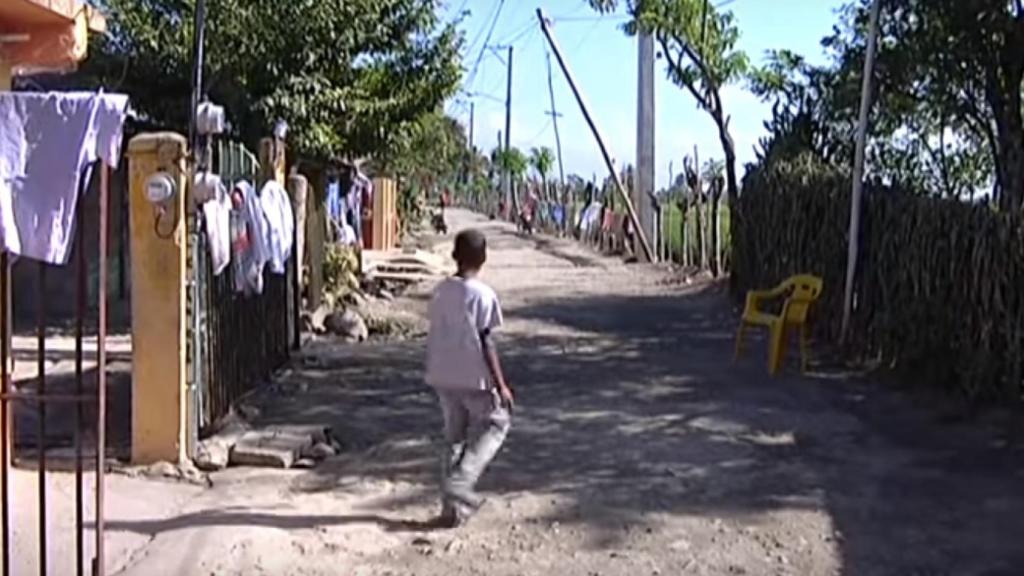 En este barrio nació Ana Julia. A la izquierda, la puerta de su casa.