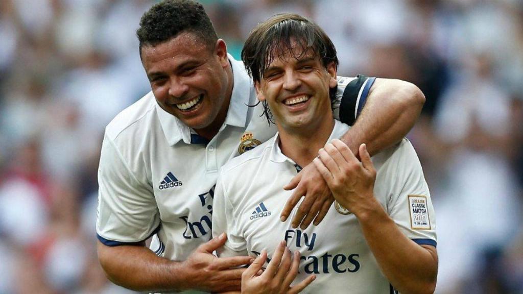 Ronaldo y Morientes en el Corazón Classic Match 2017