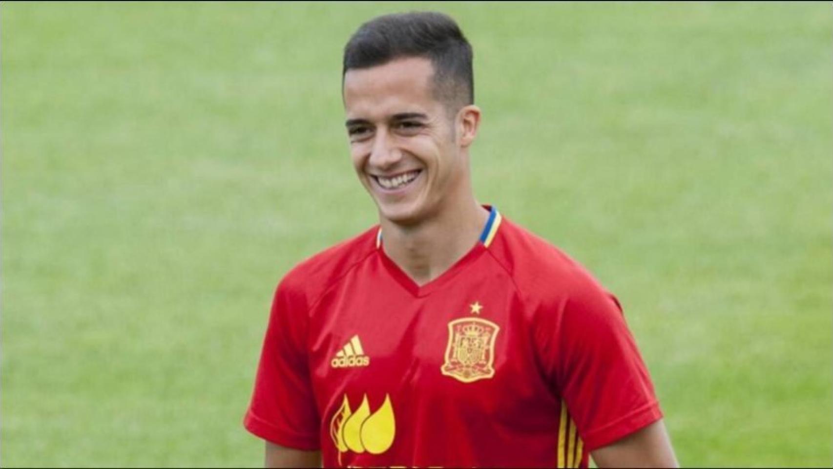 Lucas Vázquez con la Selección