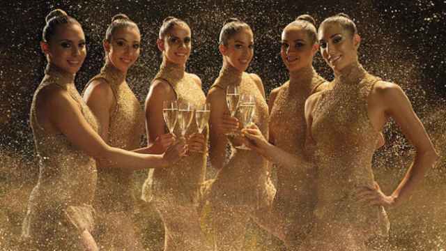Las gimnastas españolas, protagonistas del anuncio de Freixenet de 2015.