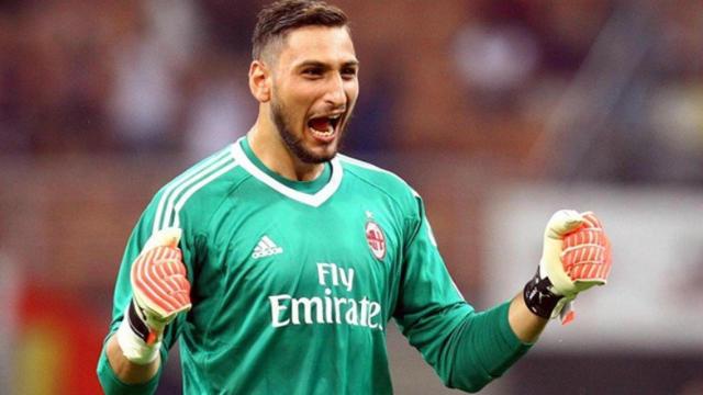 Donnarumma, con el Milan. Foto acmilan.com