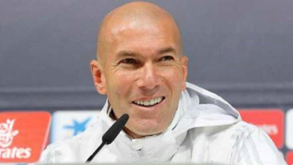 Zidane en rueda de prensa