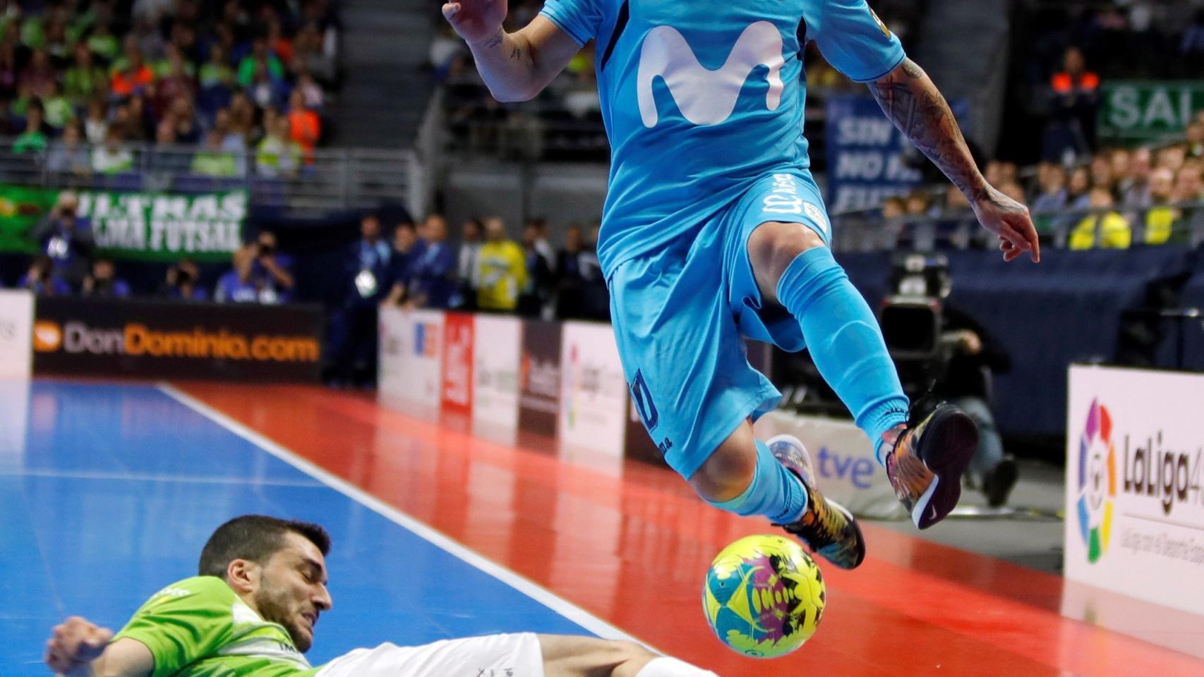 Ricardinho, en un partido de esta Copa de España de fútbol sala.