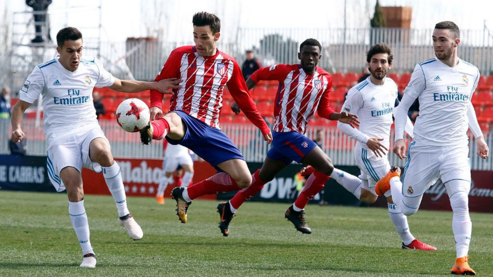 Reguilón con el Castilla