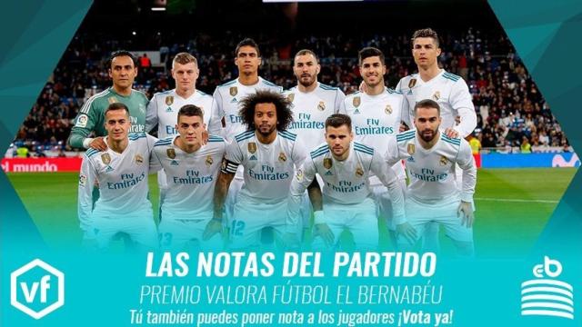 Las notas del Real Madrid - Girona