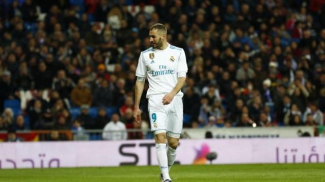 Karim Benzema, en el partido contra el Girona. Foto: Pedro Rodriguez/El Bernabéu