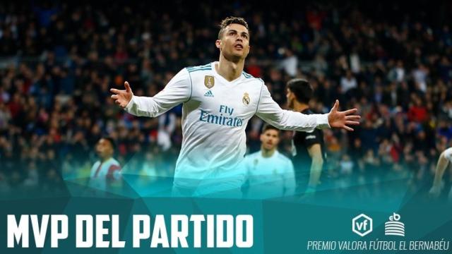 Cristiano Ronaldo, MVP del Real Madrid - Girona