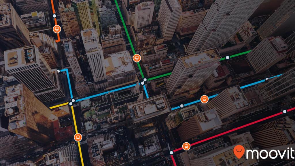 Moovit maneja mil millones de puntos de datos de transporte público.