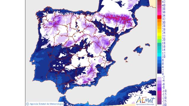 El desplome de las temperaturas el 21 de marzo, la primera noche de la primavera.