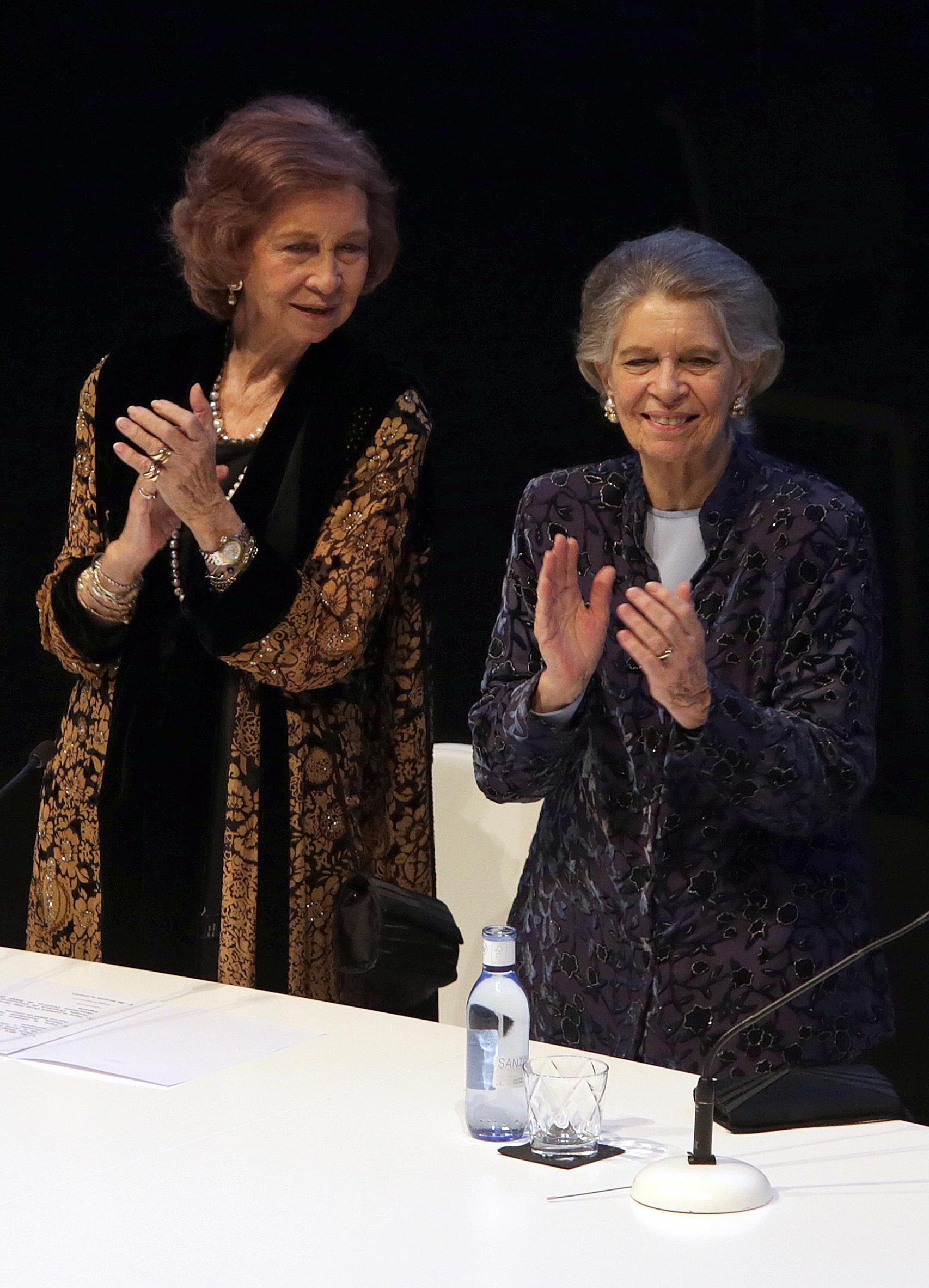 La reina Sofía y su hermana, Irene de Grecia.