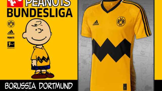 Camiseta de Snoopy a lo Borussia Dortmund.