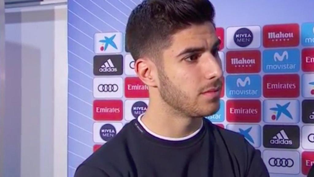 Asensio en zona mixta