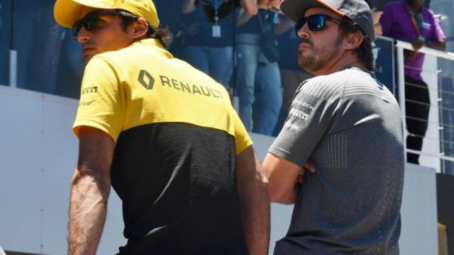 Carlos Sainz y Fernando Alonso.