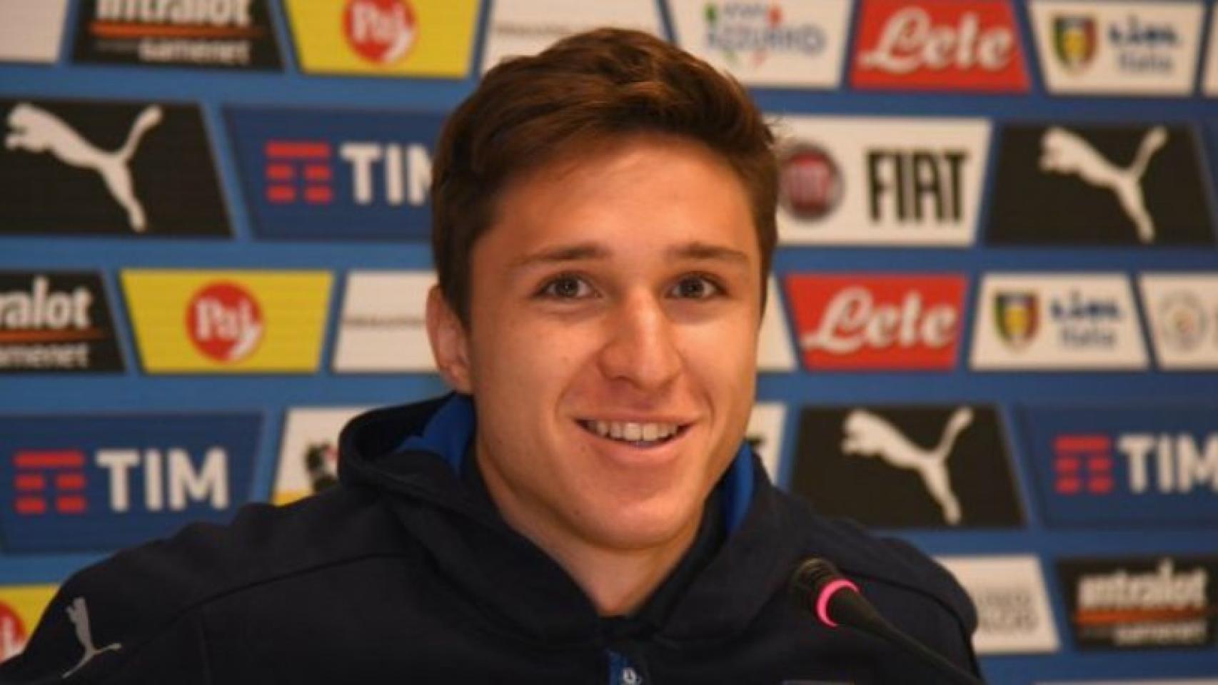 Chiesa, jugador de la Selección italiana. Foto: vivoazzurro.com