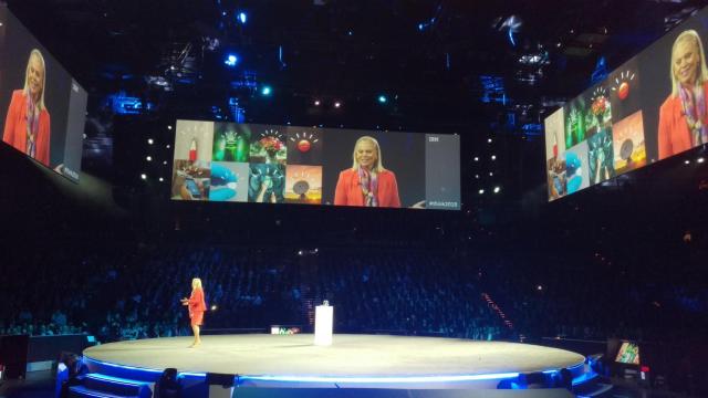 Ginni Rometty, presidenta y CEO de IBM, en Think 2018 / ALBERTO IGLESIAS