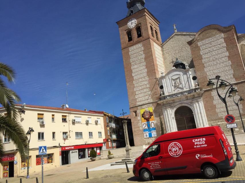 Plaza de la Magdalena, en Getafe.