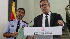 Forn, junto al exresponsable de de los Mossos d'Esquadra, Trapero./