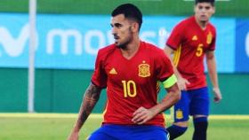 Ceballos con la Sub21. Foto (@DaniCeballos46)