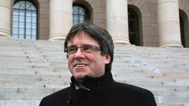 Puigdemont, este jueves en Helsinki.