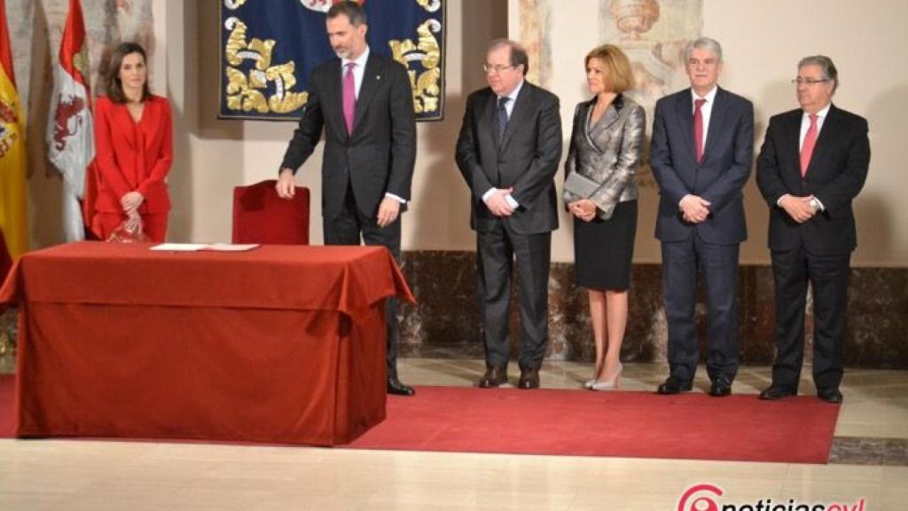 visita reyes capitulaciones valladoldi felipe letizia 13