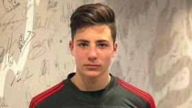 Lucas Cañizares, portero del Cadete A del Real Madrid. Foto: Twitter (@lucascanizares1)