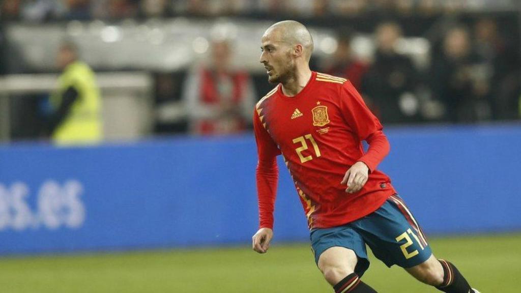 David Silva, con la Selección. Foto: sefutbol.com