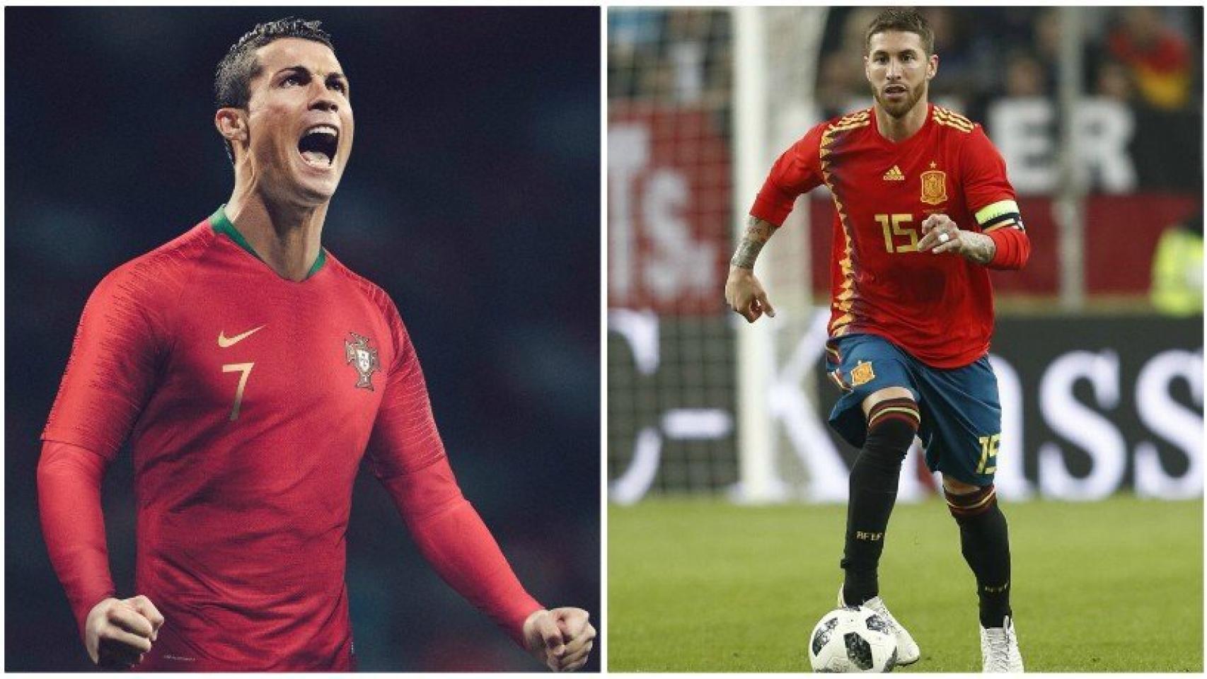 Cristiano Ronaldo y Sergio Ramos